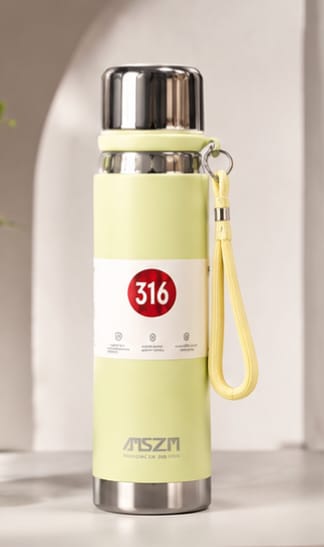 Premium SZM 750ml Stainless Steel Water Bottle Leakproof | Random Color - Image 5