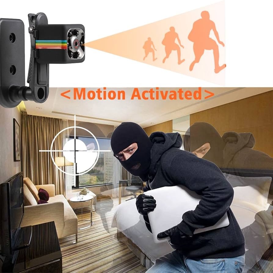 Sq 11 Mini Camera - Portable Small Surveillance Pocket Cam Night Vision Motion Detection Full HD Micro Security Video Recorder Cube Cam - Image 2