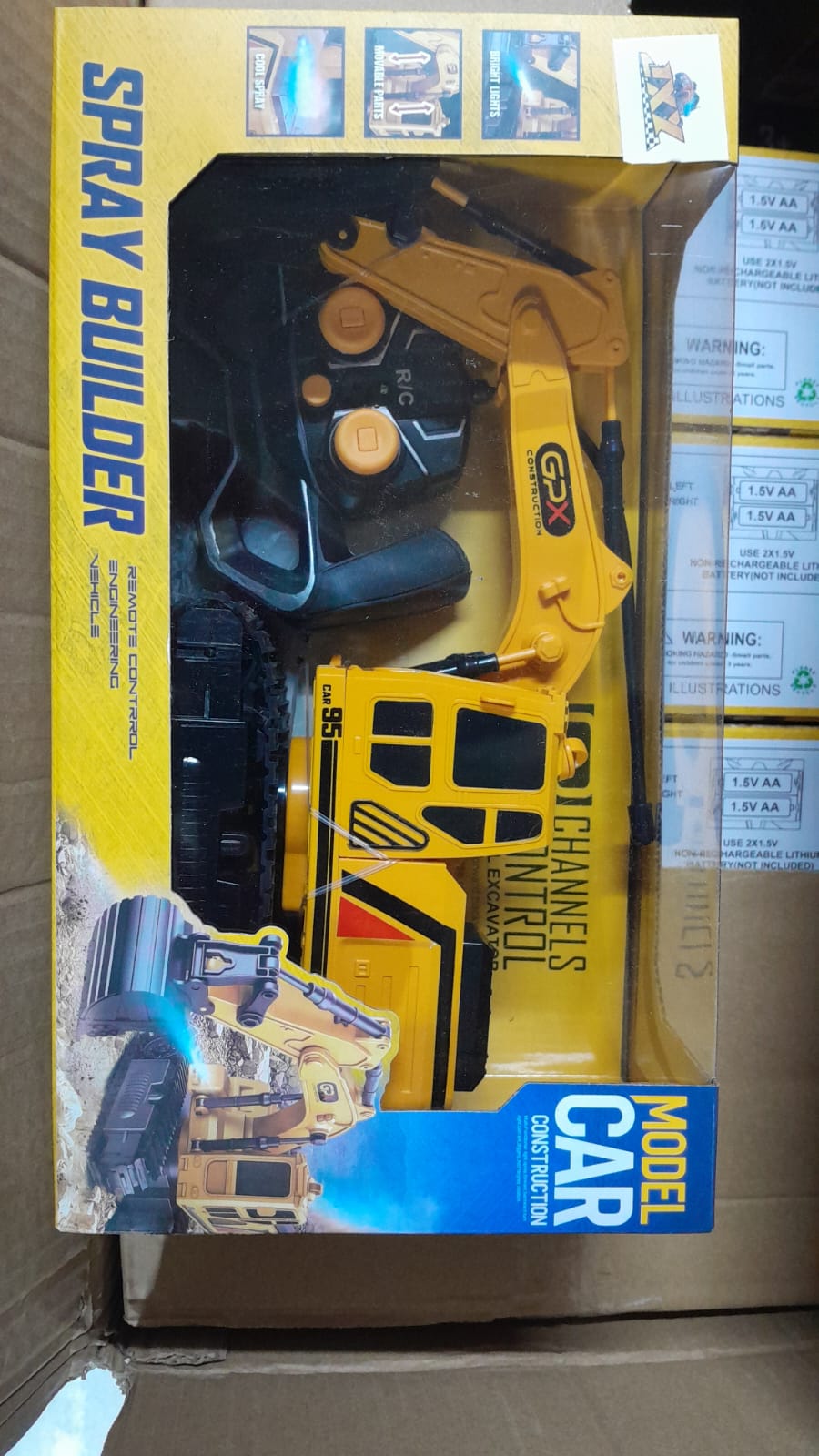 Remote Control Excavator Toy Kids Construction Vehicle RC Truck Fun Outdoor And Indoor Play - Image 2