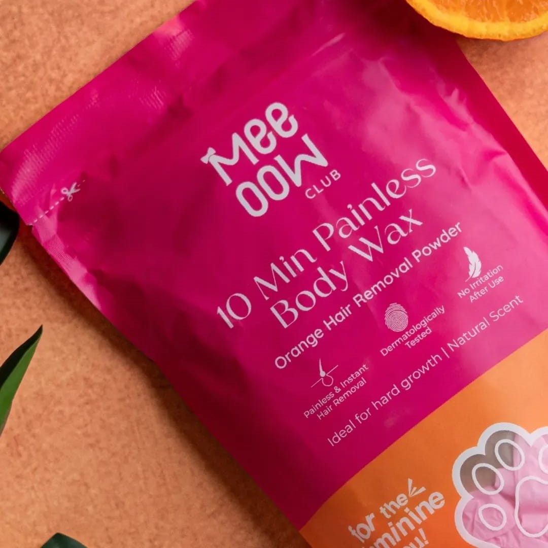 Meow Wax Powder - Buy 1 Get 1 Free Hair Removal Solution For Smooth Skin Easy And Painless Depilatory Treatment For Body And Face - Image 2