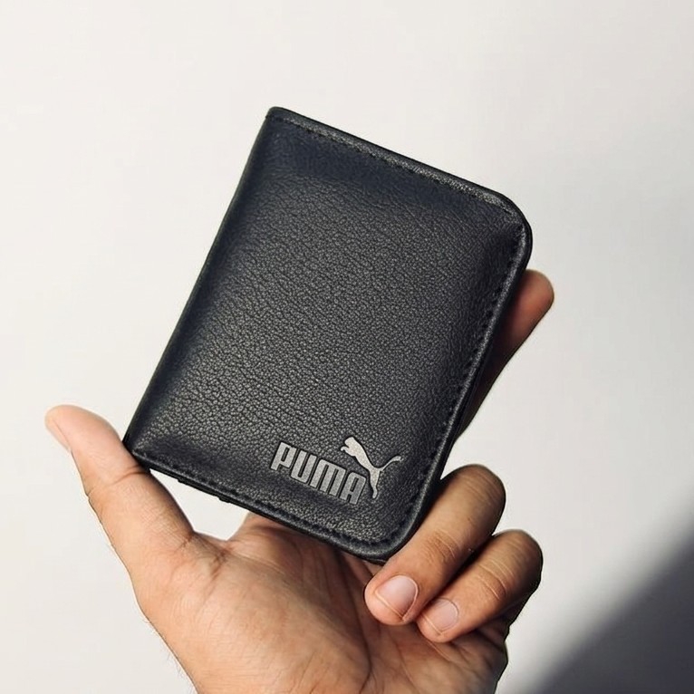 Fashion Slim PU Wallet Card Holder for Men & Women | Compact Cash & Card Purse with ID Window - Image 3