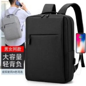 New Stylish Best Quality Laptop Bag With USB Charging Port OIWAS BP078 Expandable Large Capacity Canvas Backpack