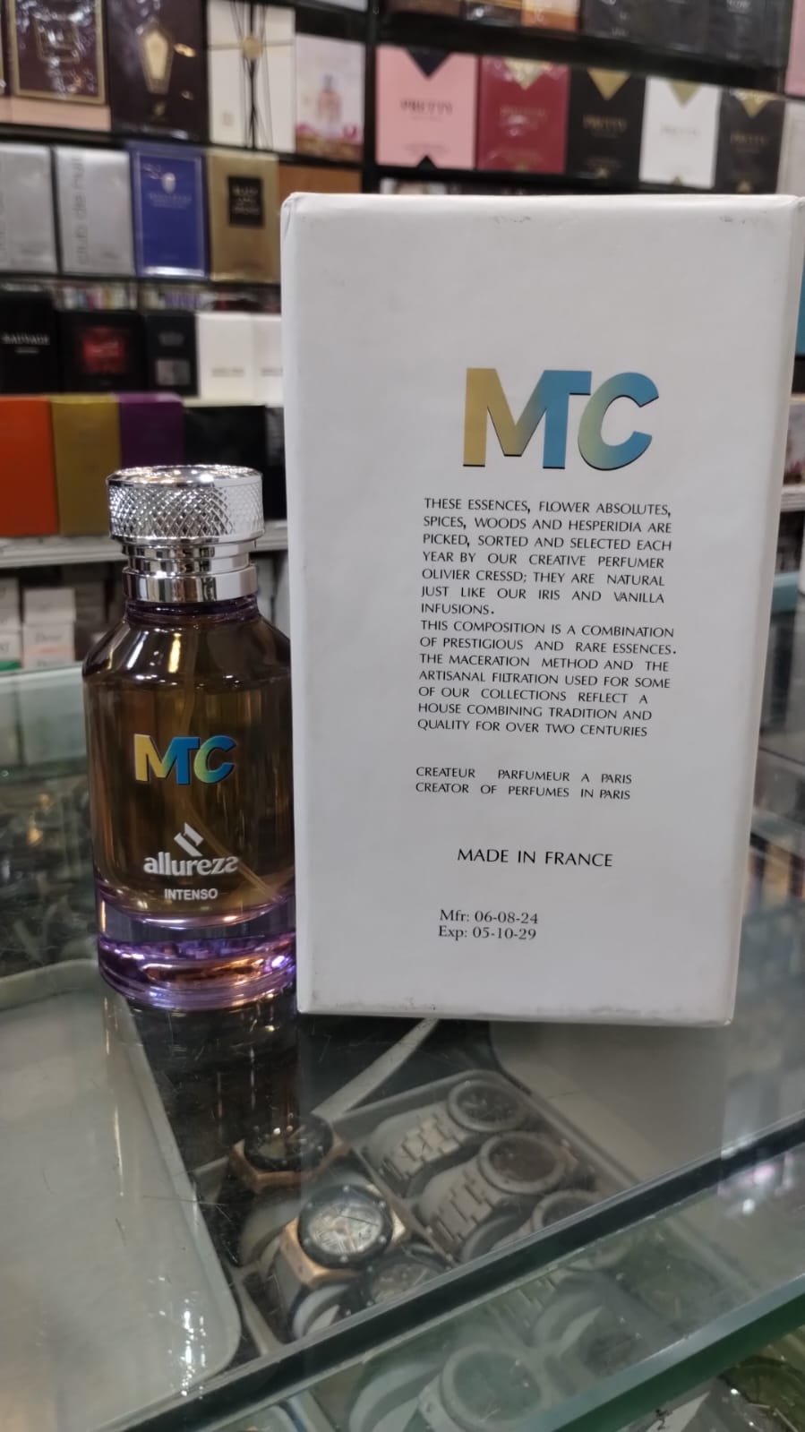 MTC Allureza Intenso Perfume Bold Elegance In Every Spray Premium Long Lasting Fragrance | 100ml - Image 4
