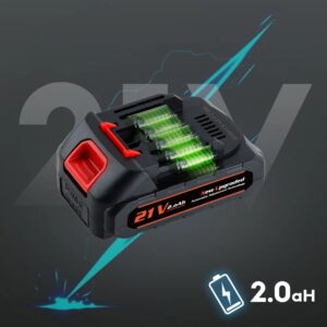 Universal 21V Lithium-Ion Battery Pack for Cordless Power Tools | Rechargeable High-Capacity Battery