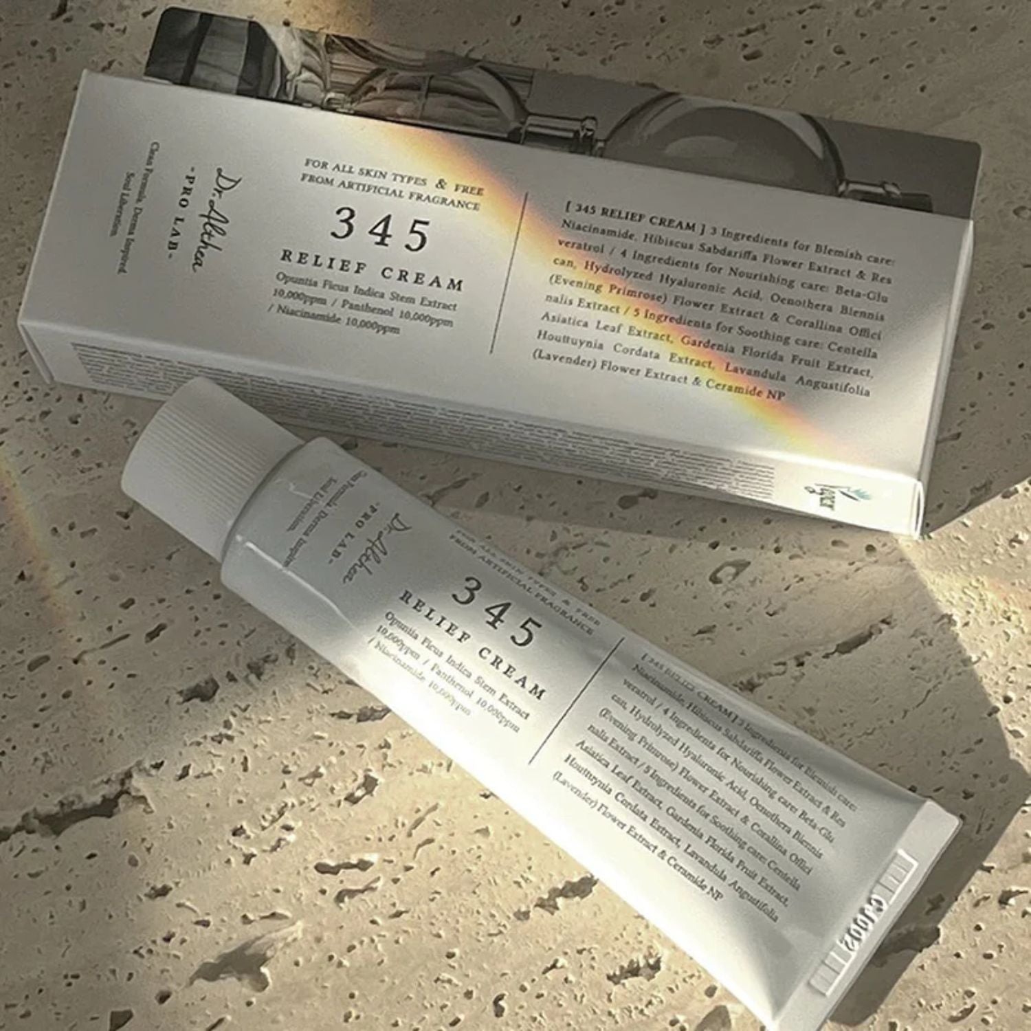 Dr Althea 345 Relief Cream Gentle Soothing Daily Skincare Made In Korea For Sensitive And Irritated Skin | 50ml