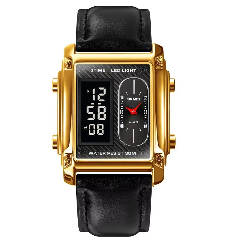Original Skmei 1868 Boys New Style Design Famous Watch Digital Analog Mens Wrist Watches for Men Luxury Watch - Without Box