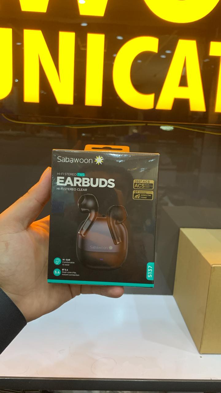 Sabawoon S137 Wireless Earbuds Bluetooth 5.4 Type-C Charging earbuds are designed for daily music, gaming and calling - Image 2