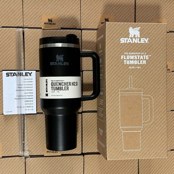 Stanley 40 Oz (1200ML) Stainless Steel Vacuum Insulated Tumbler with Straw – Leak-Proof Quencher Cup for Hot & Cold Beverages, Travel Mug, Gym Water Bottle, Coffee Thermos -Random Colors | Stanley | (With Box) - Image 4