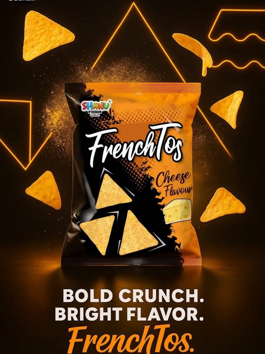 Shanu French Tos | Crispy Crunchy Snack | Bold Flavor | 1CTN x48PCS - Image 3