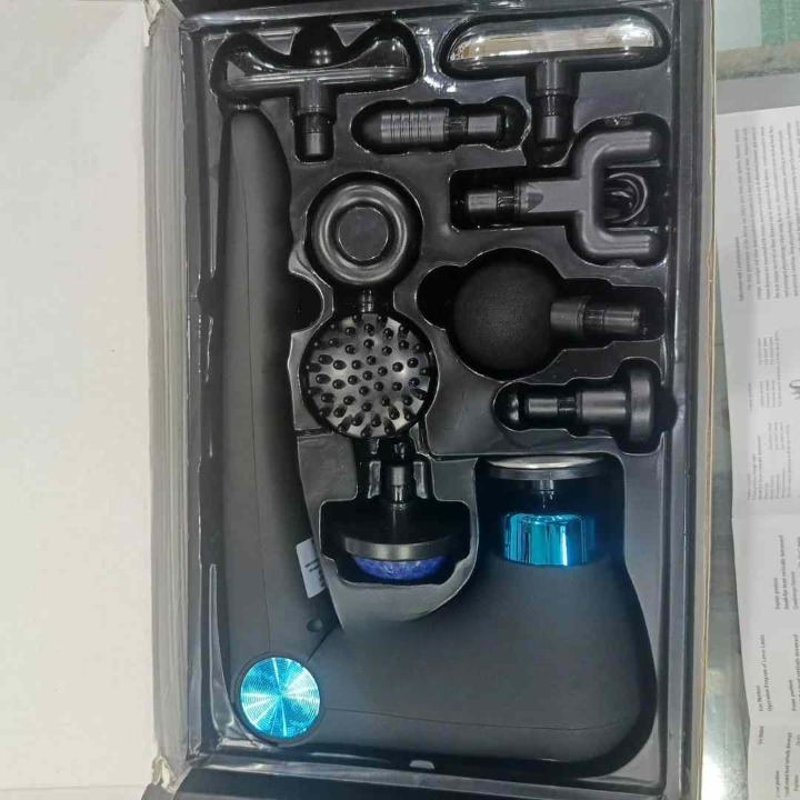 Blueidea USB Rechargeable Folding Fascia Gun – 10-in-1 Massager with Heat & Cold Therapy - Image 4