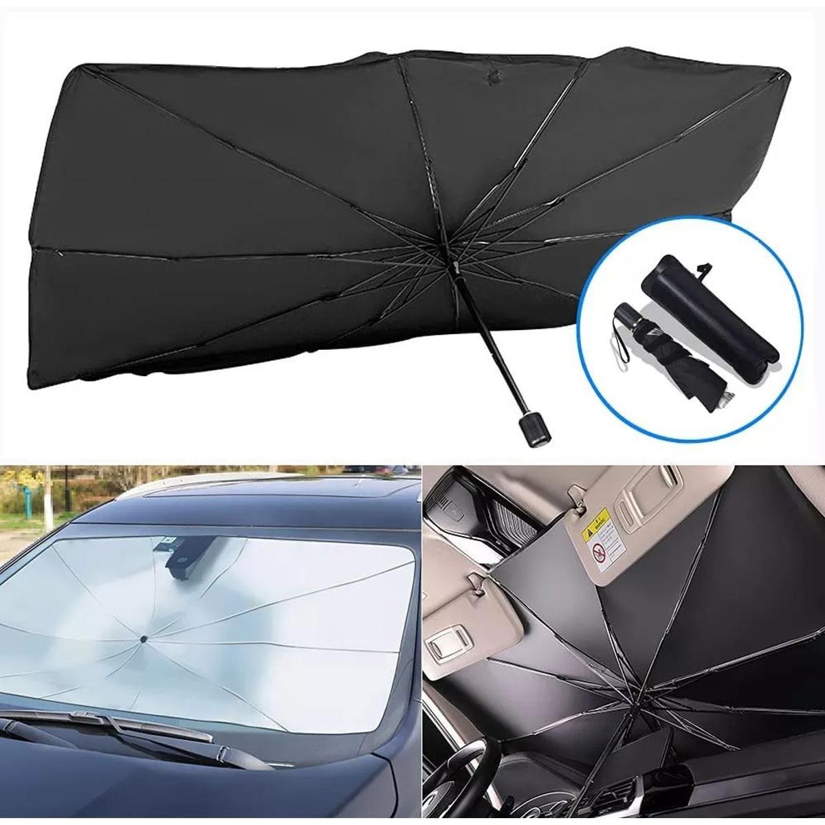 Foldable Car Windshield Sunshade Umbrella Heat Shield UV Protection For Front Windshield Interior Protection - Image 2