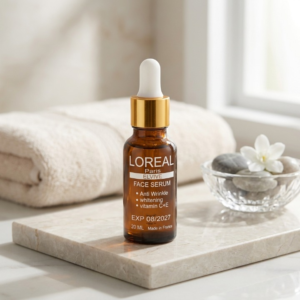 L'Oreal Paris Elvive Anti-Wrinkle & Ultra-Whitening Face Serum – Advanced Vitamin C + E Glow Treatment (20ml)