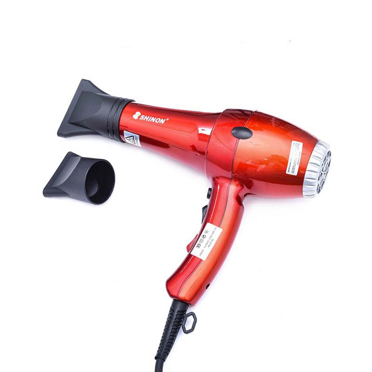( red color ) Shinon Hair Dryers Salon Home Used Professional Blow Hair Dryer With complete accessories - Image 2
