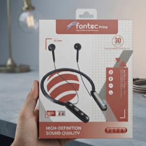 Fontec Prime Neck Band - Wireless Bluetooth Earphones Designed For Comfortable Daily Audio Listening And Reliable Performance