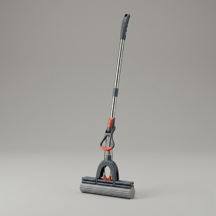 Self-Squeeze Sponge Mop – Hands-Free Floor Cleaning with Highly Absorbent Sponge - Image 3