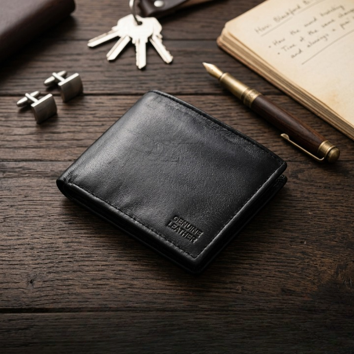 Premium Menβs Wallet Slim Bifold Wallet for Men Stylish Durable Design Multiple Card Slots Secure Cash - Image 2
