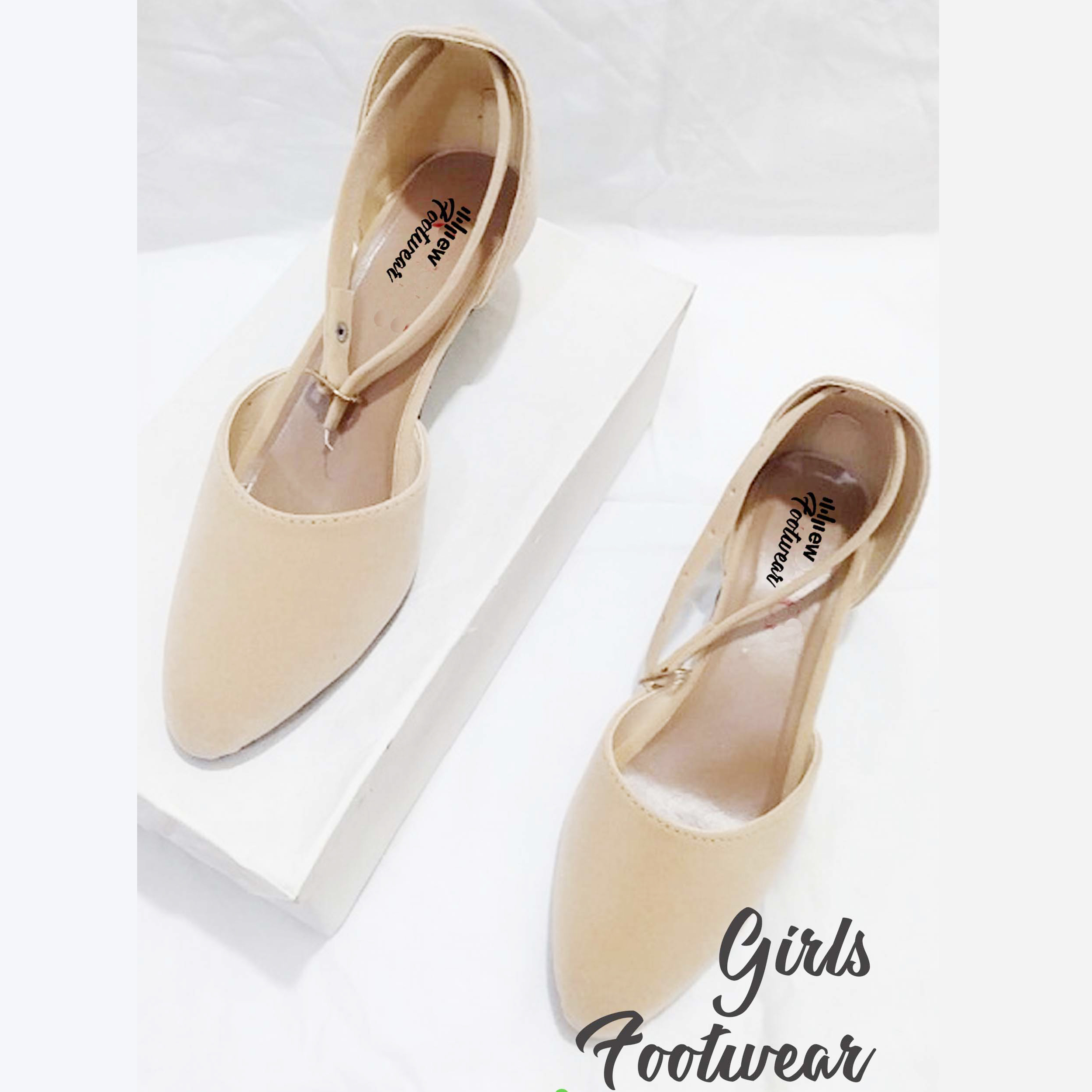 Stylish Velvet Heel Pump Shoes for Ladies – 2 Inch Elegant Party Wear Heels with box - Image 2