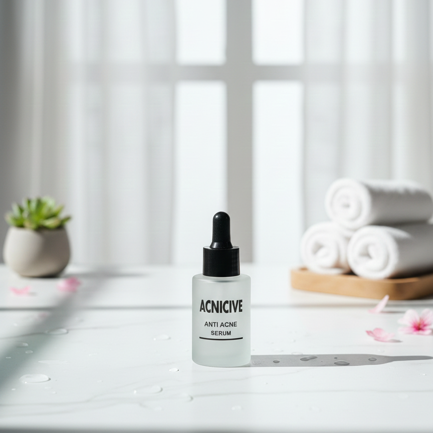Acnicive Anti Acne Serum Gentle Formula Reduces Breakouts Clears Impurities Improves Skin Texture Provides Smooth And Healthy Look For Daily Use - 30ml - Image 3