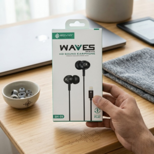 Waves Earbuds with Iphone – Bluetooth , ANC Noise Reduction, Deep Bass & Touch Control