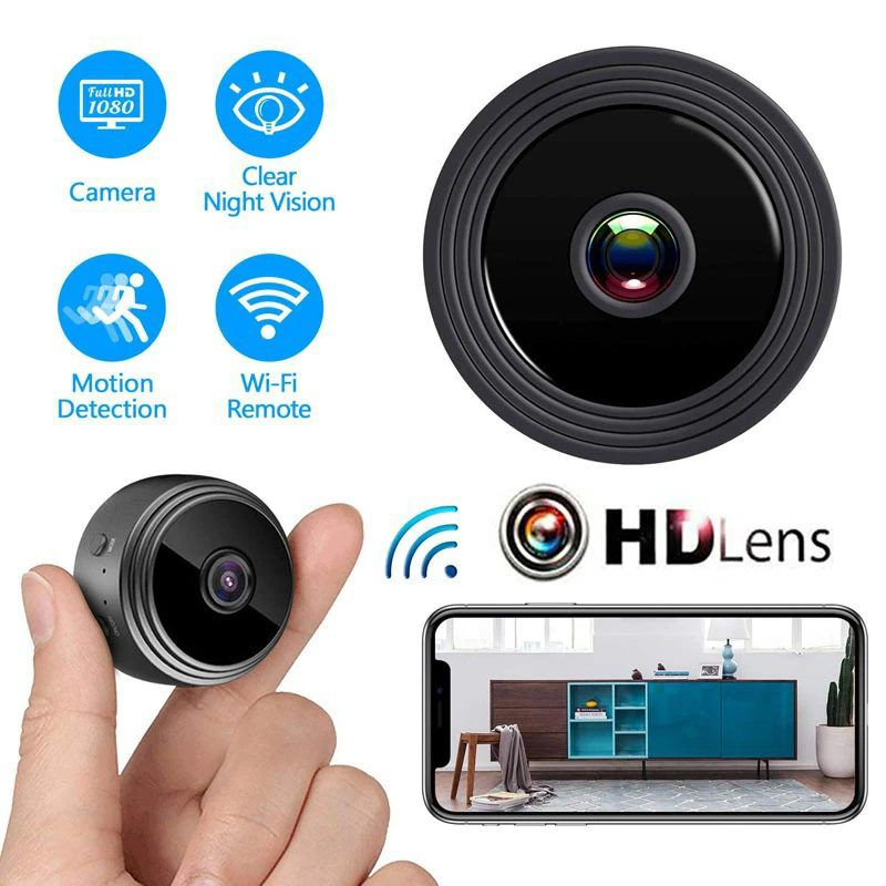 A9 Mini Camera with stand || Wifi Camera Wireless Monitoring HD || New Camera || Mini Wifi Camera || Home Security DVR Sensor Wifi Cameras with V38 APPs - Image 2