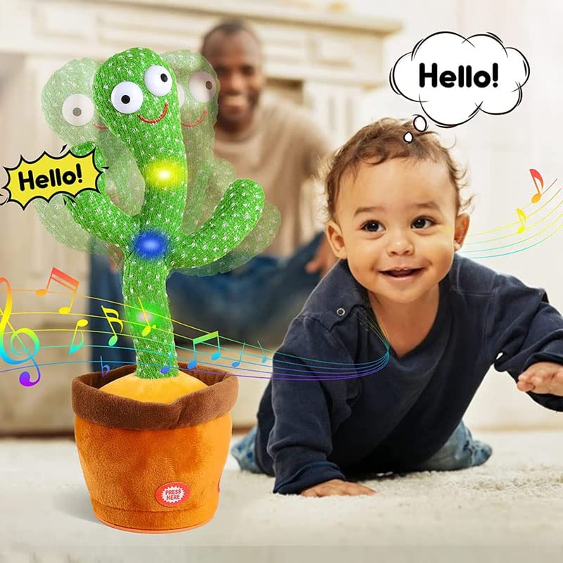 Dancing Cactus Talking Toy Tree Cactus Plush toy With box - Image 5