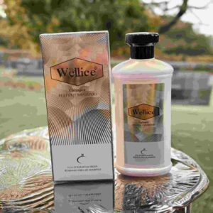 Wellice Collagen Perfume Shampoo – Strengthening Formula with Long-Lasting Fragrance for Smooth & Shiny Hair