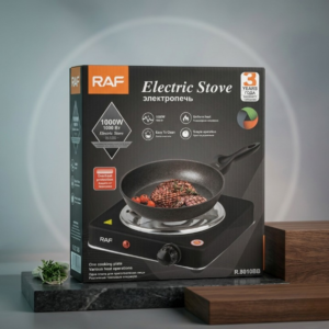 RAF 1000W Single Electric Stove – Portable Adjustable Temperature Control & Overheat Protection