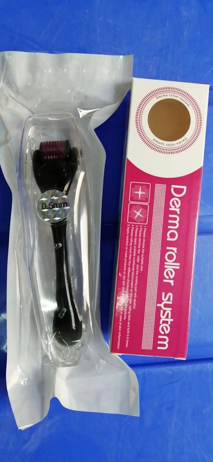 Derma Roller for Skin Care Face & Head Micro Needle Roller for Skin Care Ideal for Men & Women to Keep Your Skin Young and Fresh Perfect for Head and Beard Hair Growth Beauty - Image 2