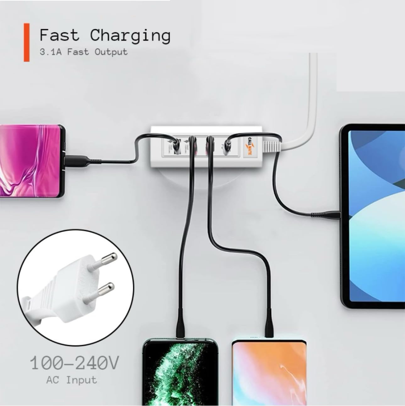 PD 66W USB Fast Charger with Type-C Cable – 5.1A High-Speed Charging Adapter - Image 2