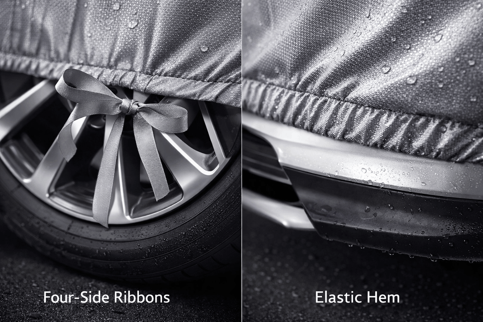 Toyota Corolla (2006–2023) Silver Parachute Car Top Cover – Waterproof, Dustproof, Heat Resistant Full Body Protection - Image 4