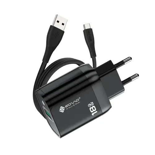 SOVO SG-265 LAZER 30W Super Fast C to C Charger – PD & QC 3.0 Type-C Adapter with Type-C Cable - Image 2