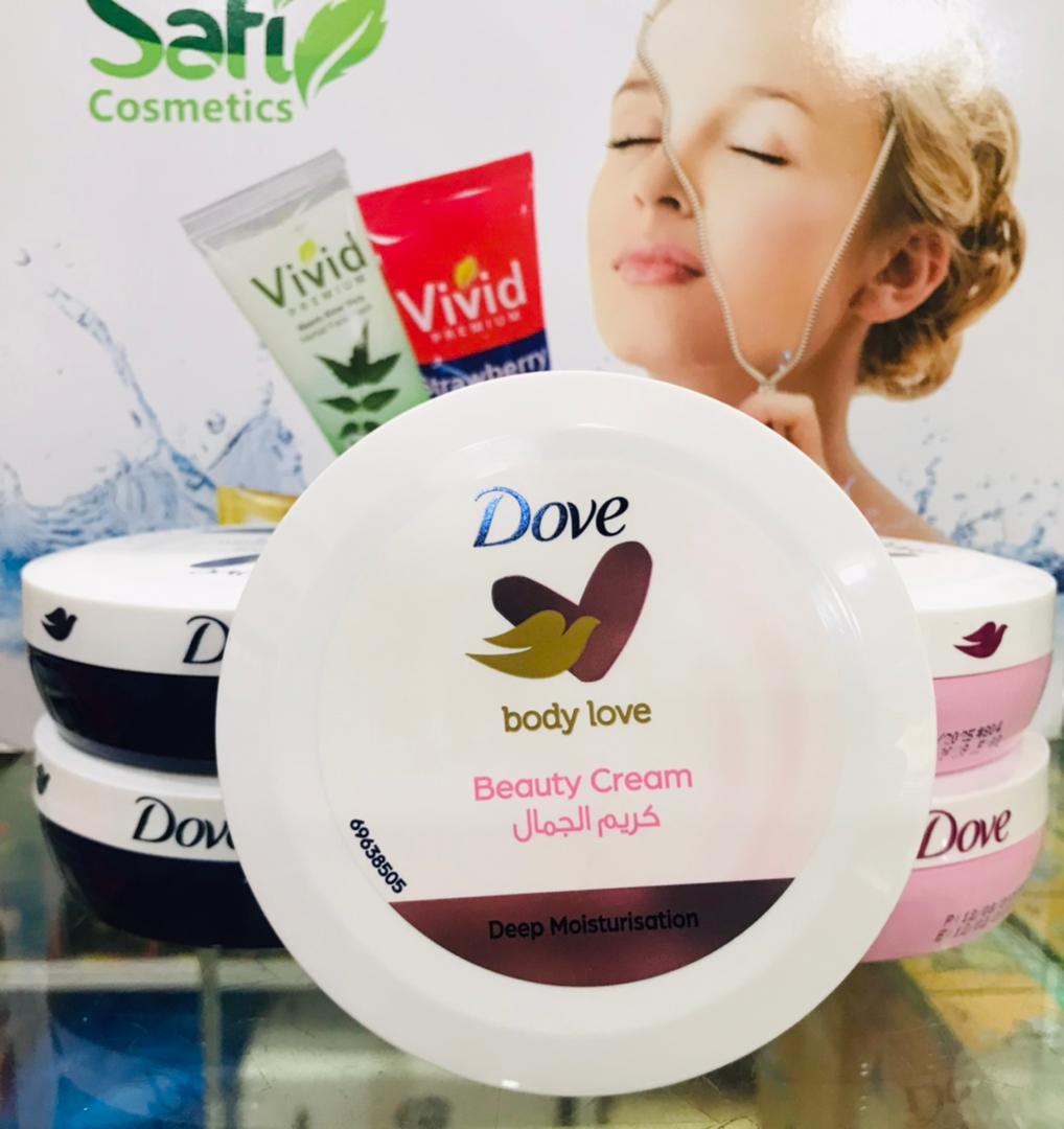 Dove Nourishing Body Care Beauty Cream Providing Soft Skin Hydration Gentle Touch - 150ML - Image 2