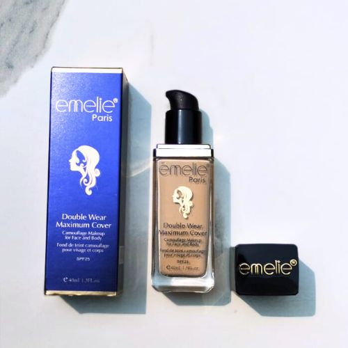 Emelie Double Wear Maximum Cover Foundation SPF25 – Face & Body – Shade 1 - Image 2
