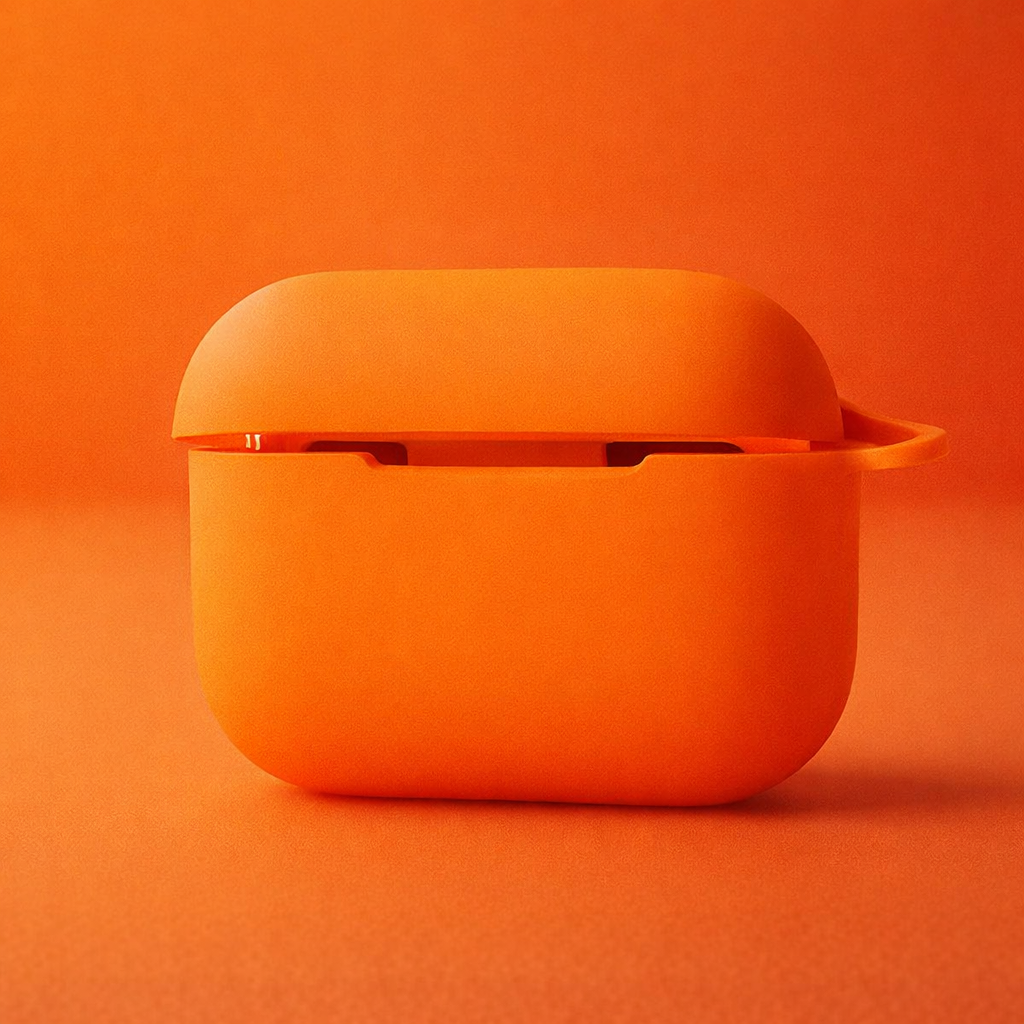 Pro 2 Wireless Earbuds with Orange Protective Silicon Case – True Wireless Bluetooth Earphones - Image 2