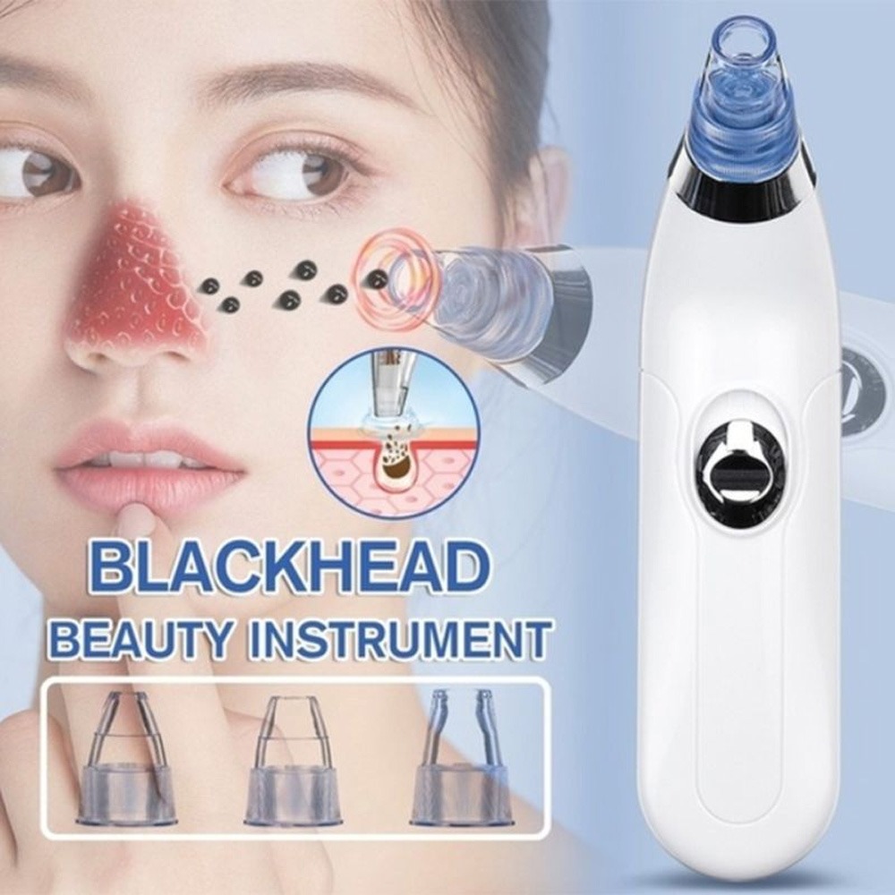 Derma Suction Pore Cleaning Device With Powerful Vacuum Action Gently Removes Dirt, Oil, And Blackheads, Leaving Skin Clean, Smooth, And Refreshed (Cell Operated) - Image 3