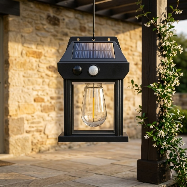 Solar Interaction Wall Lamp Waterproof Outdoor Motion LED Security Light (Model YX-778-1W) - Image 2