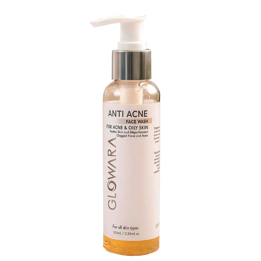 Glowara Anti Acne Face Wash – Deep Cleansing Formula with Anti-Microbial & Oil-Control Ingredients for Clear, Smooth & Acne-Free Skin - Image 2