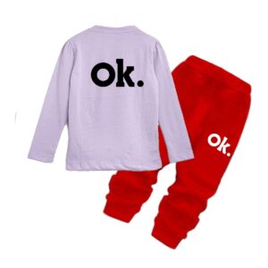 New Summer Collection Kids Tracksuit Set – Full Sleeve Shirt & Trouser Comfortable Casual Wear for Boys & Girls