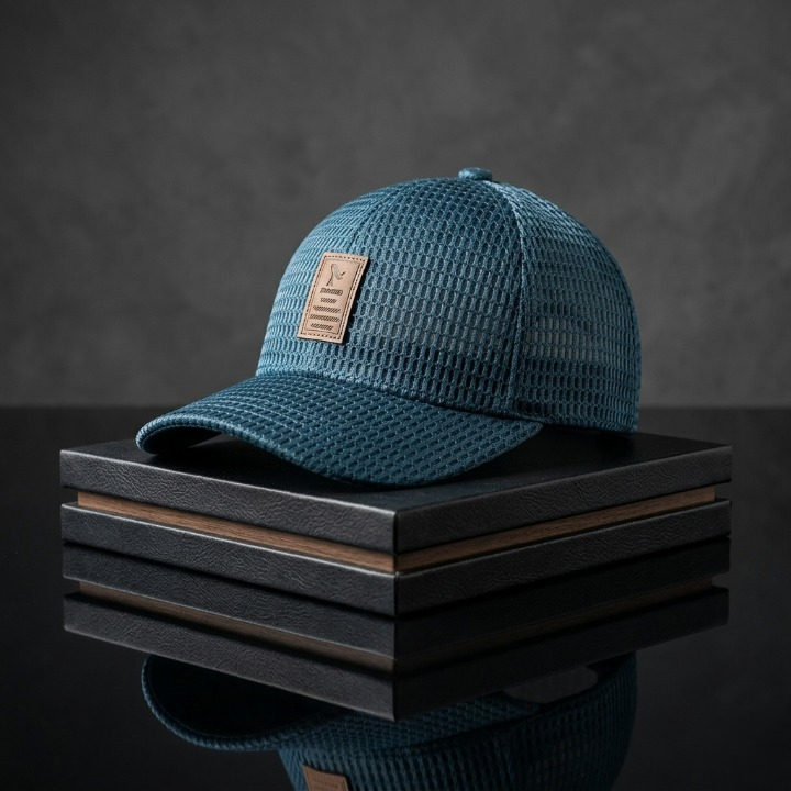 Mesh Breathable Baseball Cap – Lightweight Summer Sun Hat (Jali Material) - Image 3