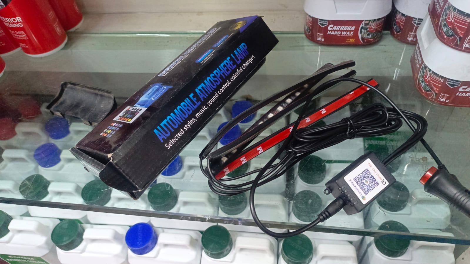 Car Atmosphere Light (12 LED Model) – Smart RGB Ambient Interior Lighting | App-Controlled LED Foot & Backlight | 12V Universal Car Mood Light - Image 3