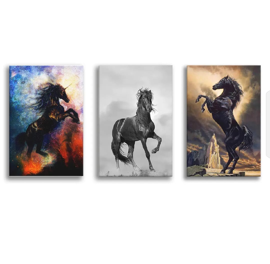 3Pcs Home Decor Photo Tiles Elegant Design Compact Build Perfect Choice For Home Office And Gift Use - Image 2