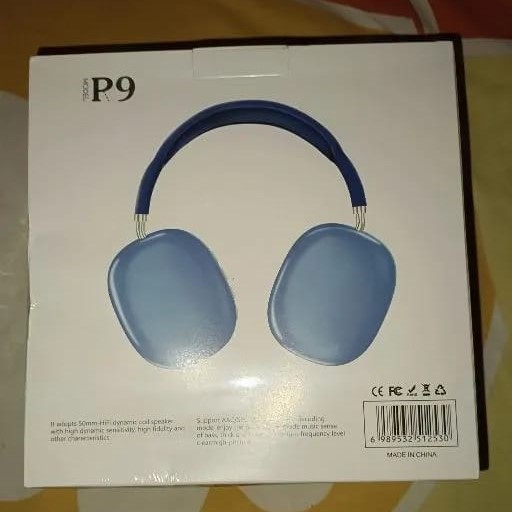P9 Wireless Headphones | Bluetooth Over-Ear | High Bass & Clear Sound | Foldable & Portable | Noise Reduction (Random Colour) - Image 5