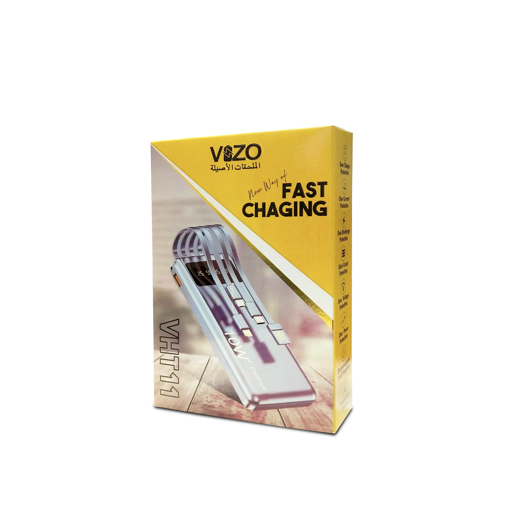 VHT- 11 10000mAH Power bank with Dual USB Ports - Image 2