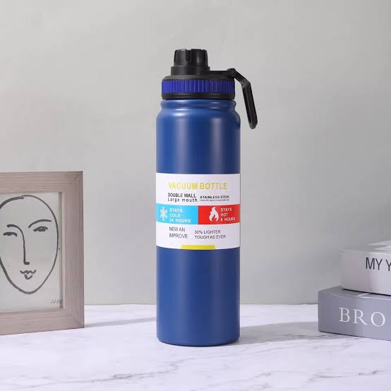 Double-Wall Insulated Stainless Steel Water Bottle 800mL – Hot & Cold, Leak-Proof, Portable Design - Image 3