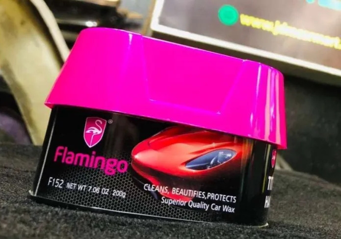Flamingo Premium Hard Wax Car Polish 200G - Image 3