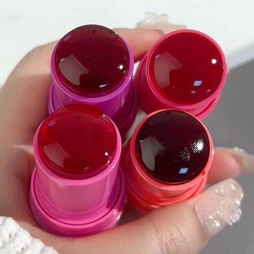 Cooling Water Jelly Tint Lip & Cheek Stain ��� Pack of 4 - Random Color - Image 4