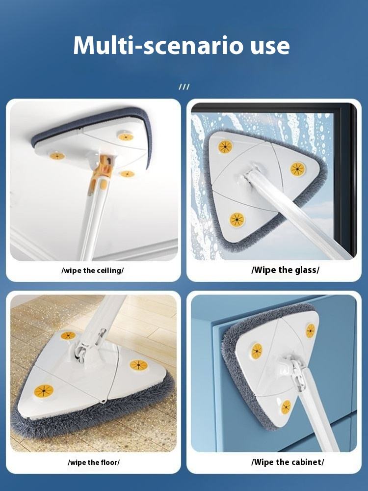 Royal's Triangle Shaped Microfiber Mop โSelf-Wringing Floor Dust Mop - Image 3