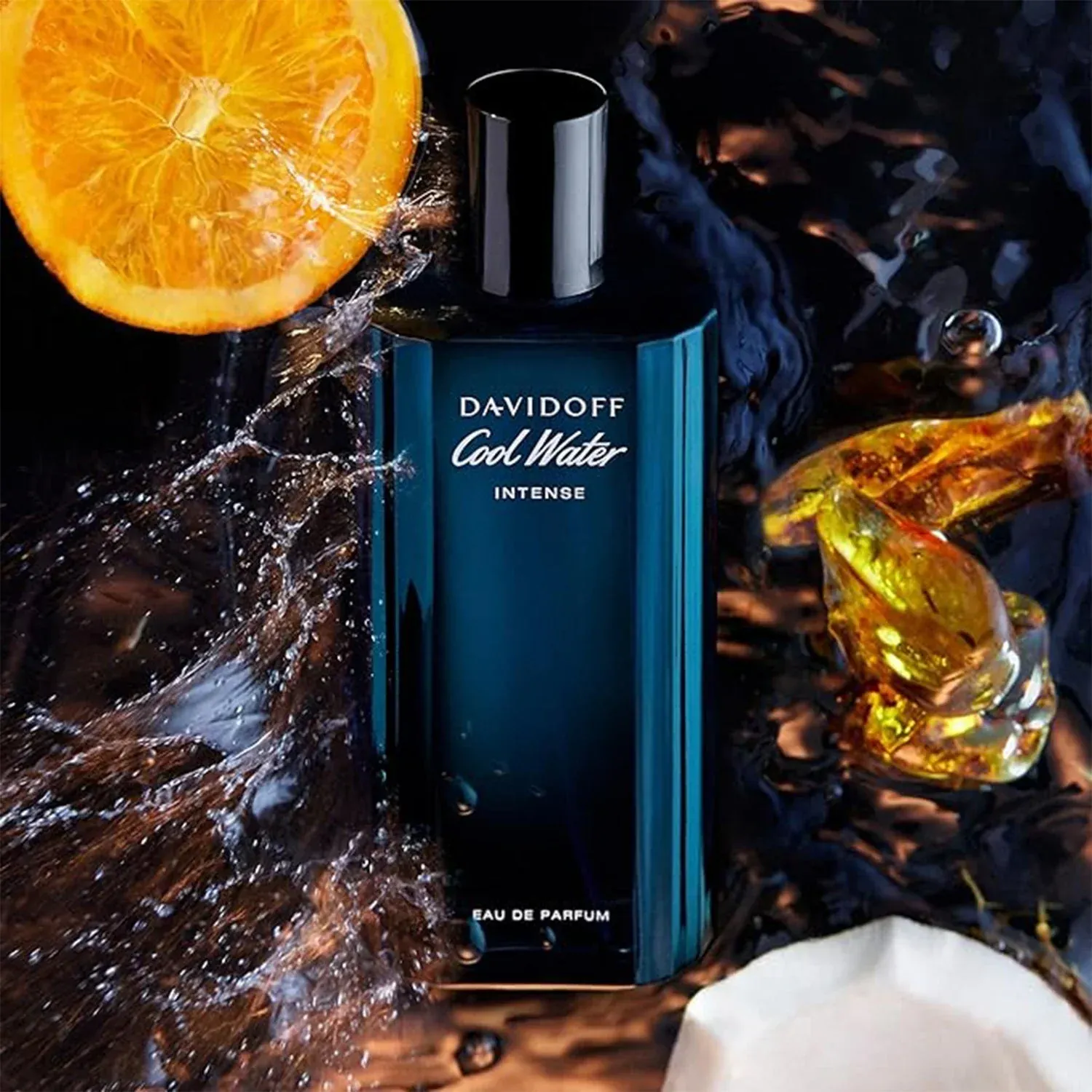 Davidoff Cool Water Intense Eau De Parfum For Men Long Lasting Premium Fragrance With Fresh Aromatic Notes | 100 ml - Image 2