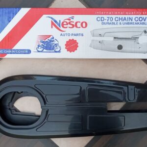 3Pc Set - 2 Motorcycle Plastic Mudguards & 1Pc Chain Cover Set Best Quality - 70cc Bike - Rust proof