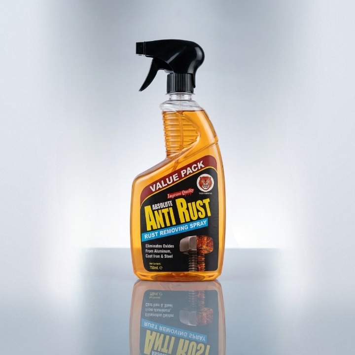 Anti Rust Remover Spray 750ml Bottle – Heavy Duty Rust Cleaning Solution for Metal Surfaces - Image 4